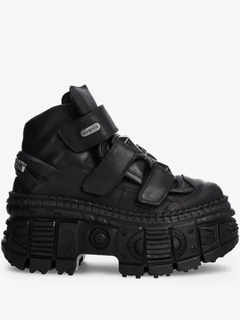 NEW ROCK strap platform boots