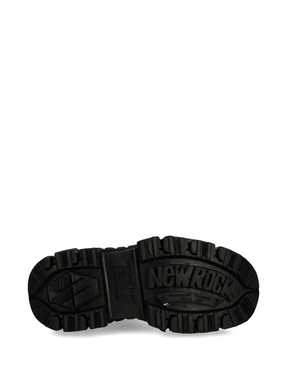 NEW ROCK lace-up platform boots Black
