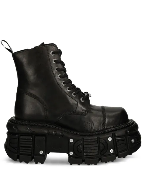 NEW ROCK lace-up platform boots