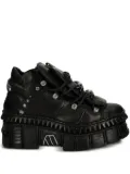 NEW ROCK M-WALL106-S13 lace-up platform sneakers - Black