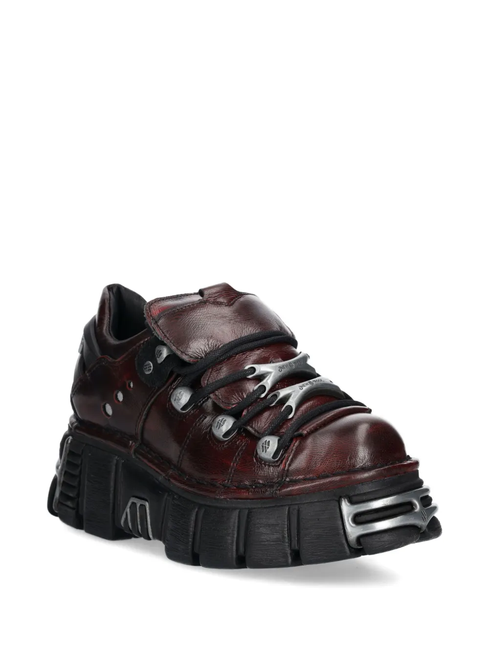 NEW ROCK M-120N-C67 metallic-detail platform sneakers | Low-Tops | Image 2
