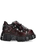 NEW ROCK M-120N-C67 metallic-detail platform sneakers - Red