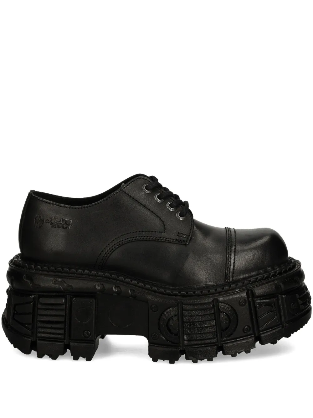 NEW ROCK 60mm lace-up platform shoes | Black | Image 1