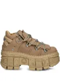 NEW ROCK M-106WALL-C10 platform lace-up sneakers - Neutrals