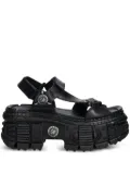 NEW ROCK M-BIOS130-C7 platform buckle sandals - Black