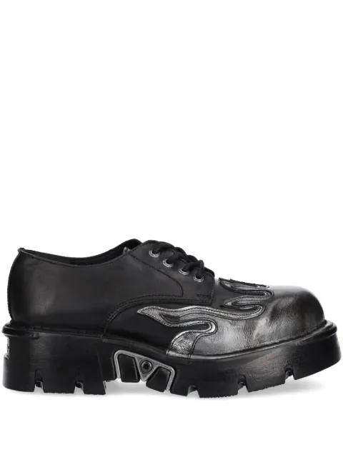 NEW ROCK flame-detail platform shoes