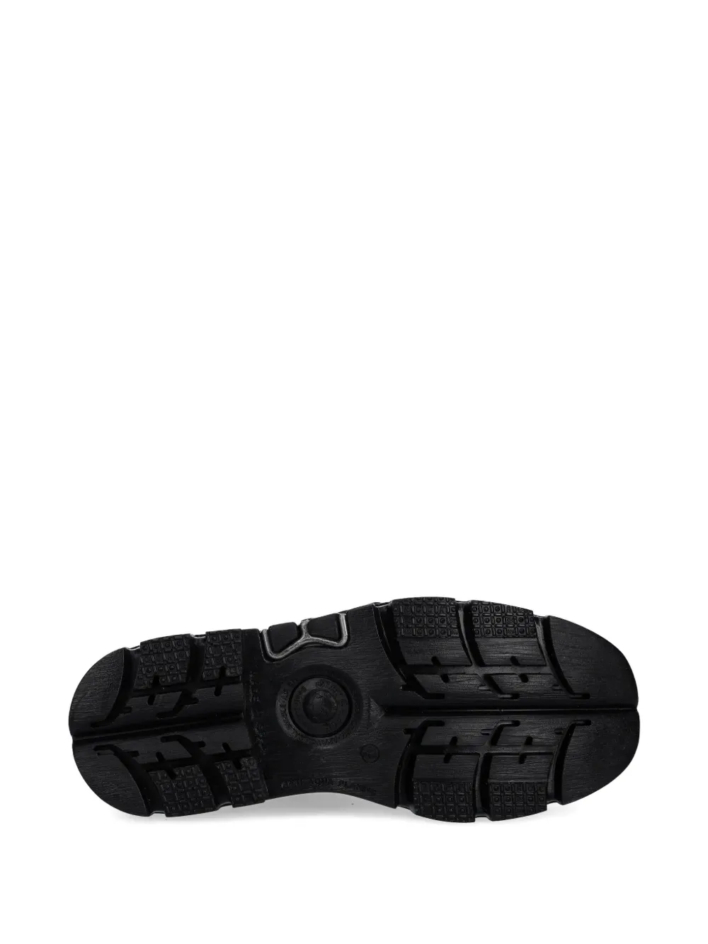 NEW ROCK flame-detail platform shoes Black