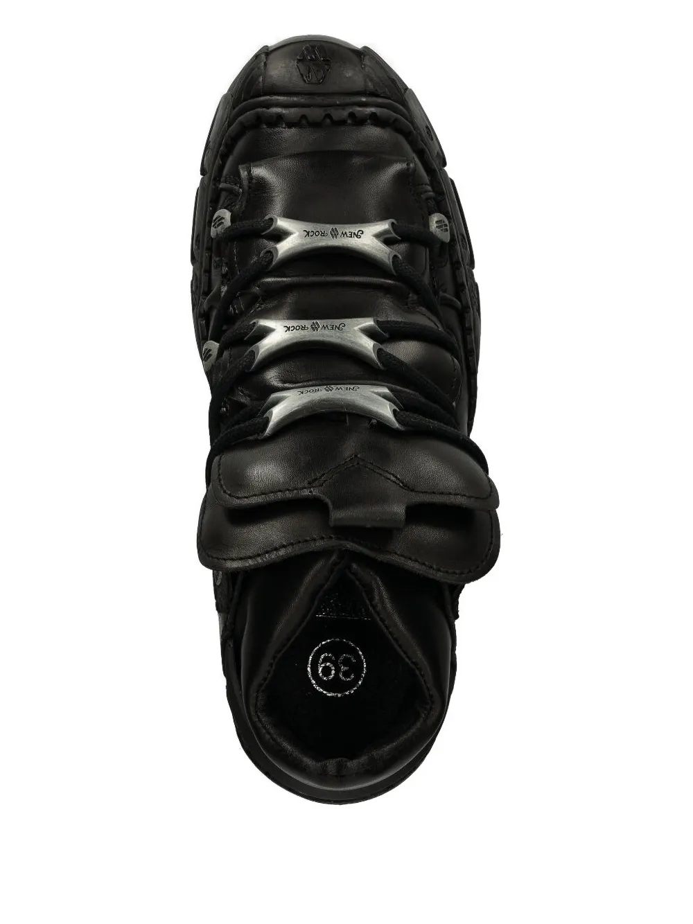 New Rock M-impact016-c14 Lace-up Sneakers In Black