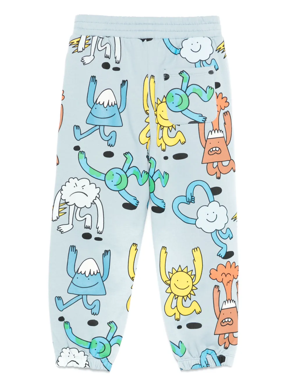Stella McCartney Kids Broek met print Blauw