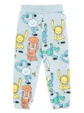 Stella McCartney Kids graphic-print pants - Blue