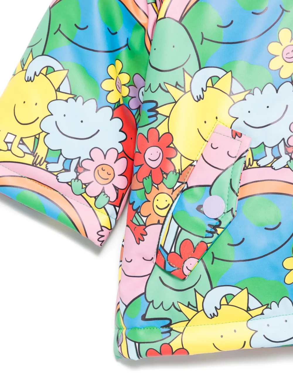 Stella McCartney Kids Regenjas met print Blauw