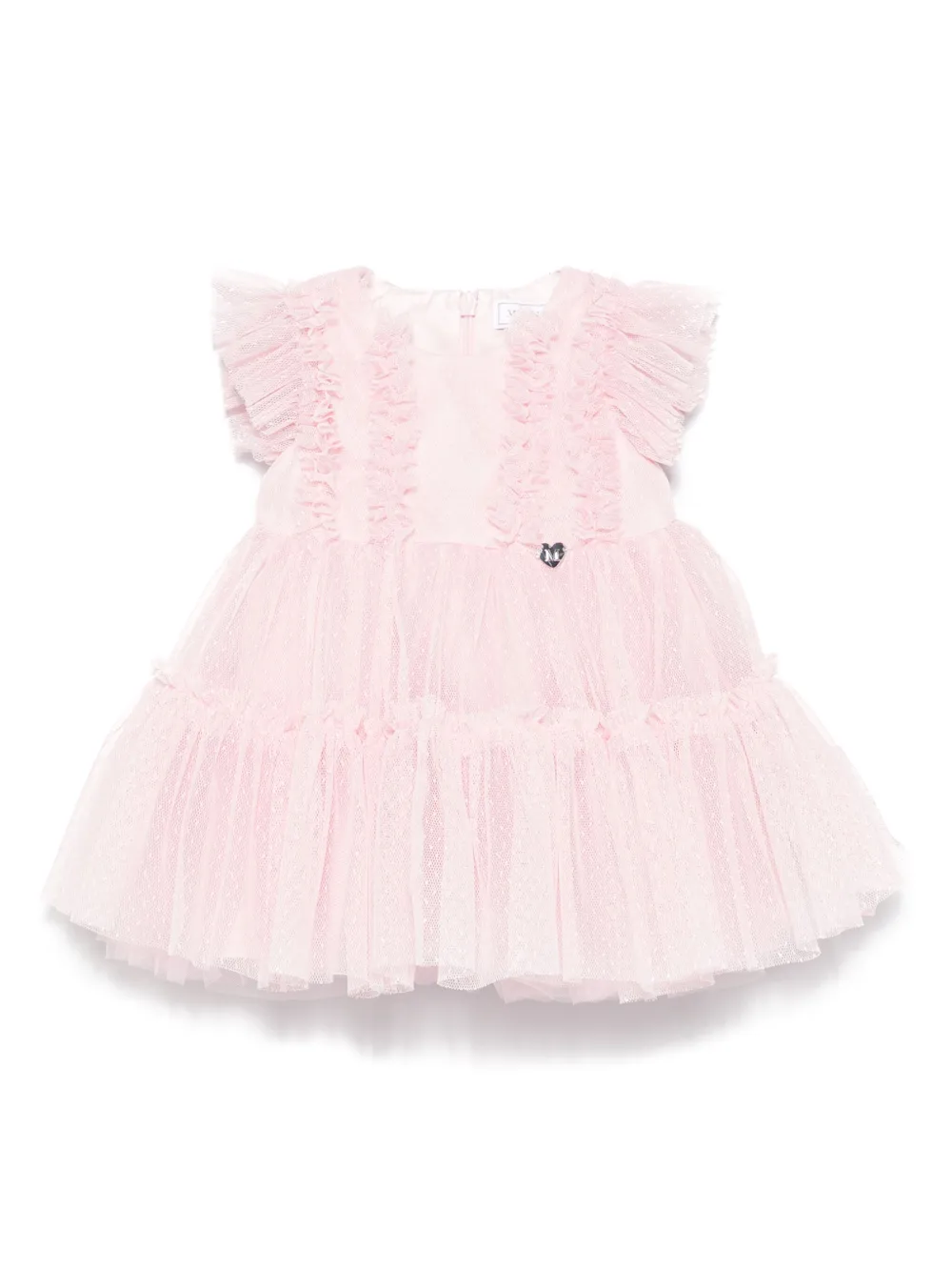 Monnalisa Tulen jurk Roze
