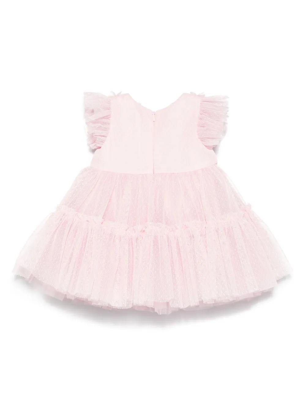 Monnalisa Tulen jurk Roze
