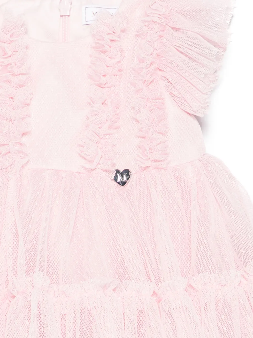 Monnalisa Tulen jurk Roze