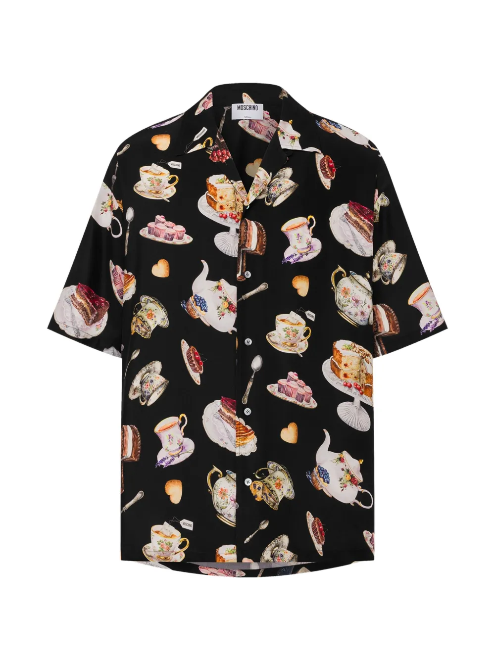Moschino Overhemd met print Zwart