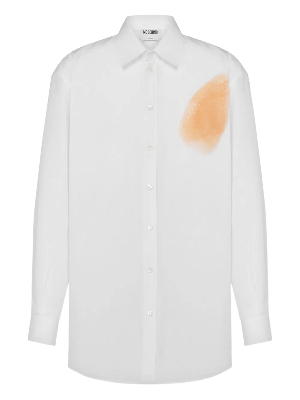 Moschino abstract-print shirt Wit