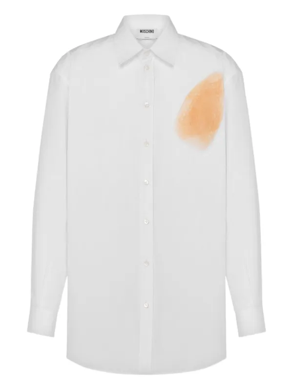 Moschino Abstract-print Shirt in White