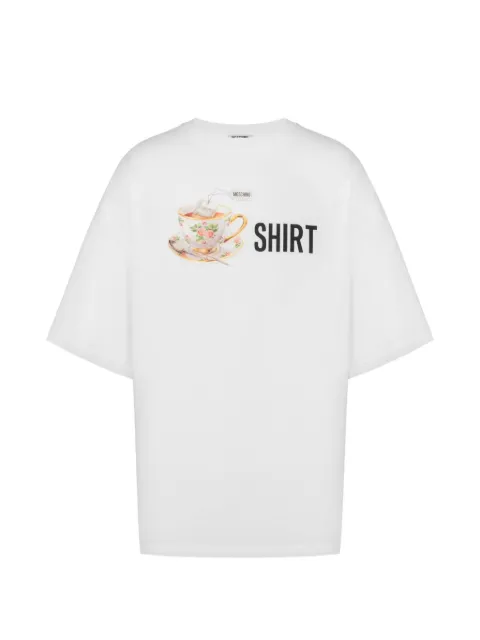 Moschino playera con estampado gráfico