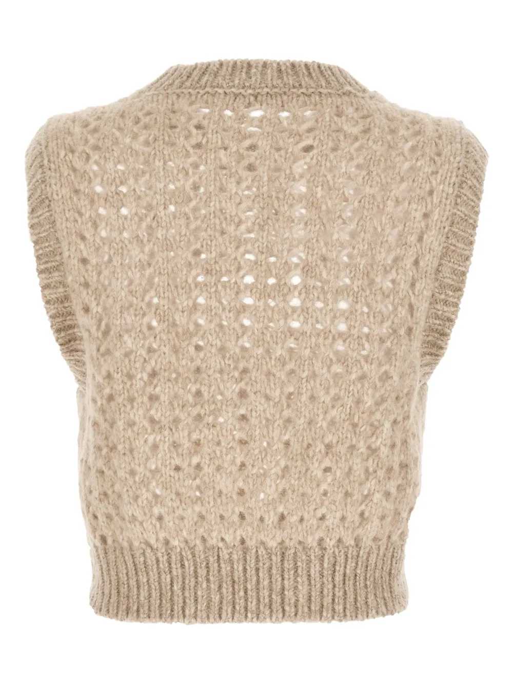 Peserico open-knit vest | Knitted Tops | Image 2