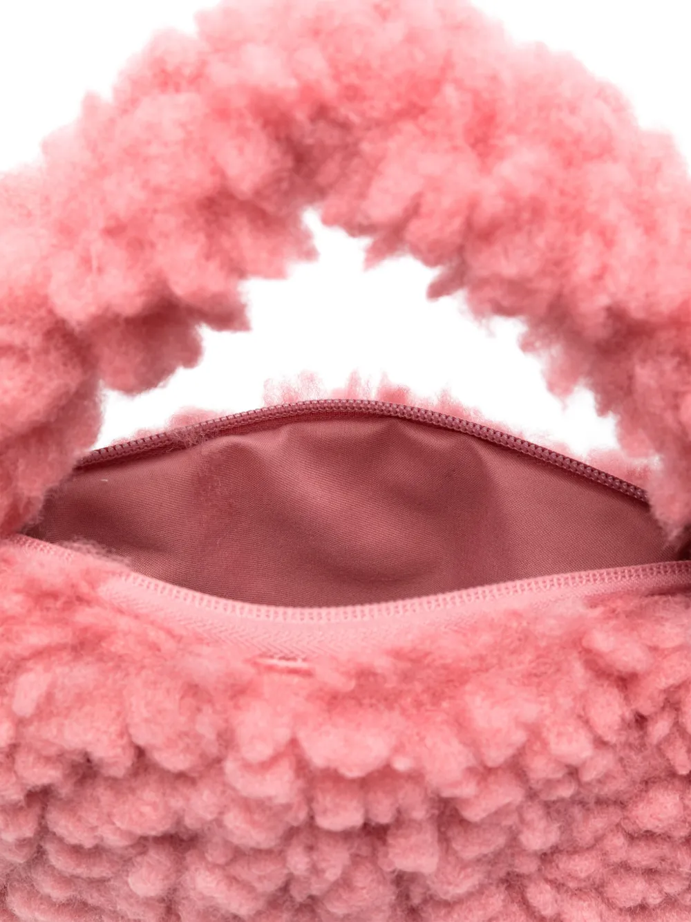Molo shearling shoulder bag Roze