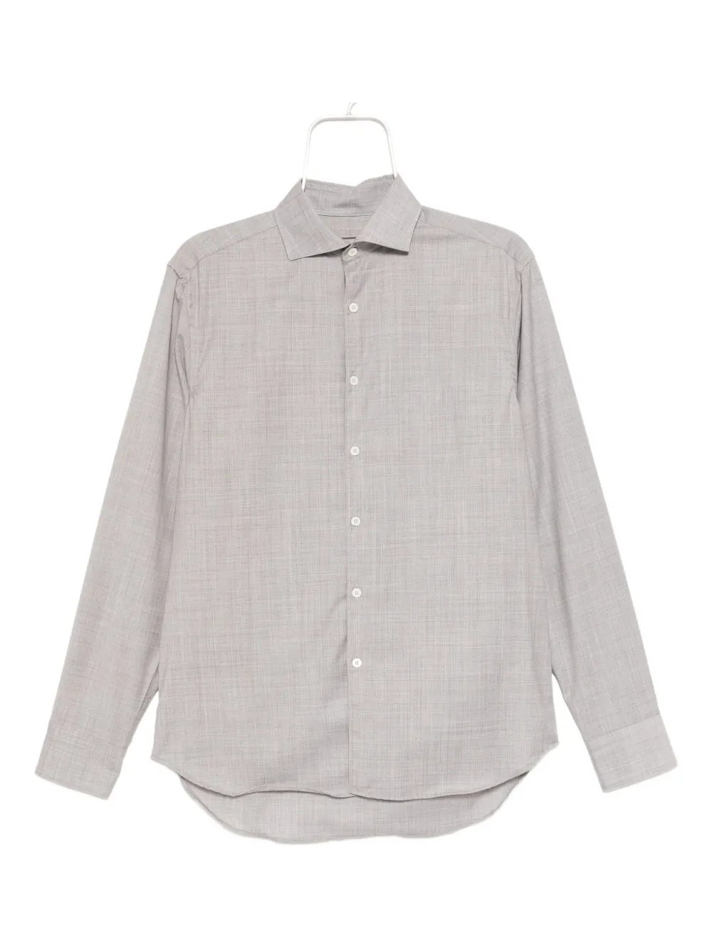 Canali oxford wool shirt | Grey | Image 1