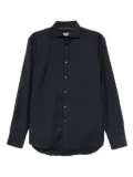 Canali oxford wool shirt - Blue