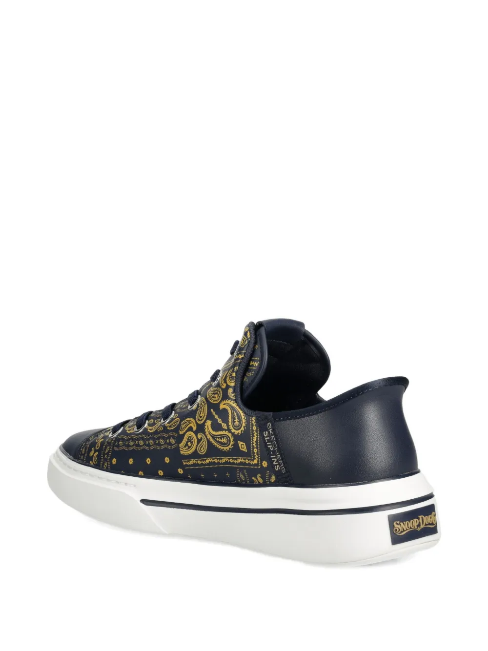Skechers x Snoop Dogg paisley-print sneakers Blauw