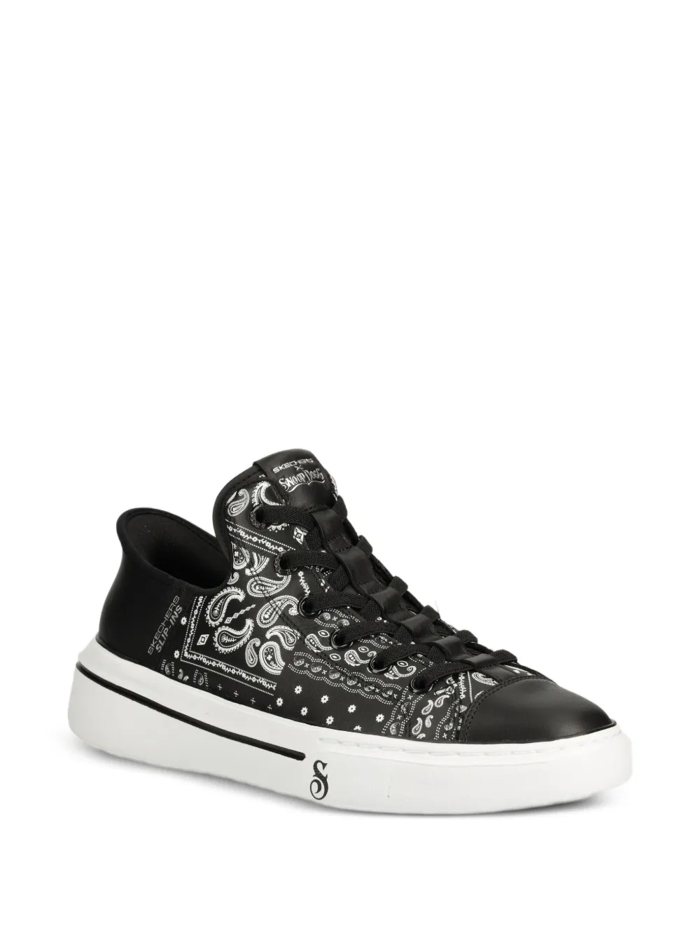 Skechers x Snoop Dogg paisley-print sneakers Black