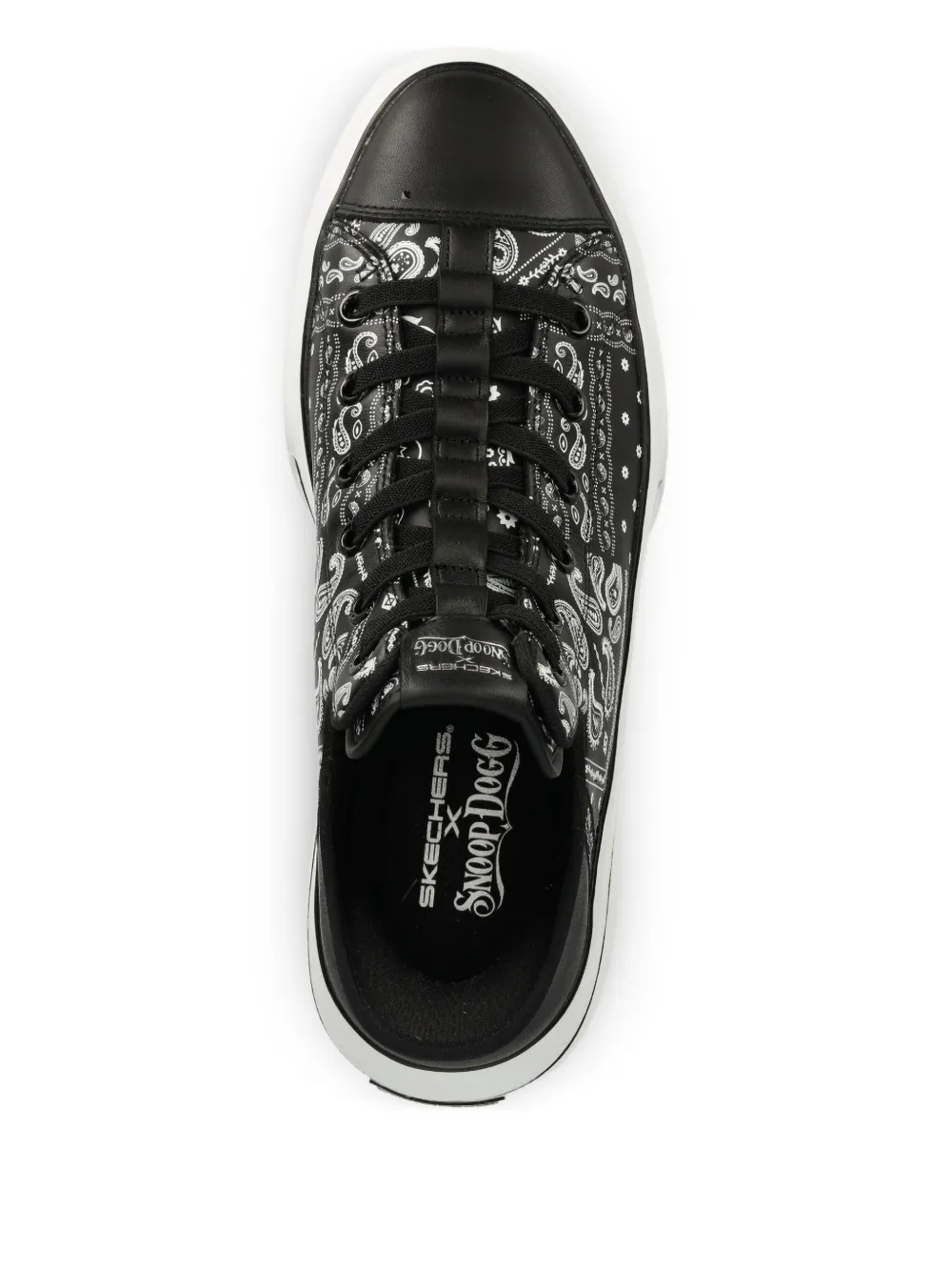 Skechers x Snoop Dogg paisley-print sneakers Black