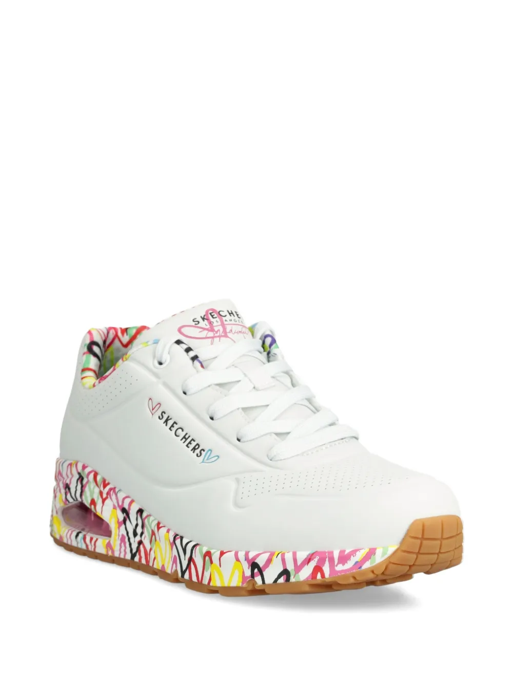 Skechers x JGoldcrown Uno Loving Love heart-print sneakers | Low-Tops | Image 2