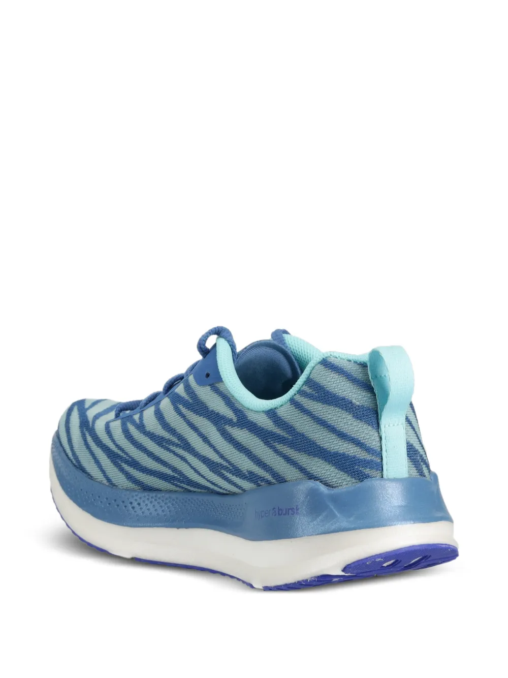 Skechers Go Run Razor Excess 2 zebra-stripe sneakers Blauw