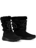 Skechers lace-up faux-fur trimmed boots - Black