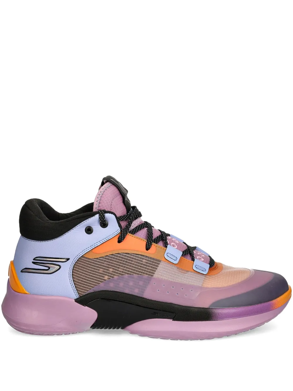 Skechers SKX Resagrip perforated-panel sneakers Roze