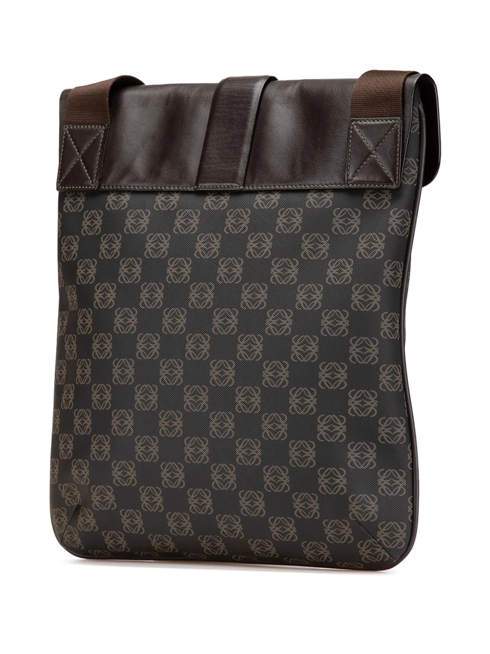 Pre-owned Loewe 2006 Anagram Coated Canvas Crossbody Bag