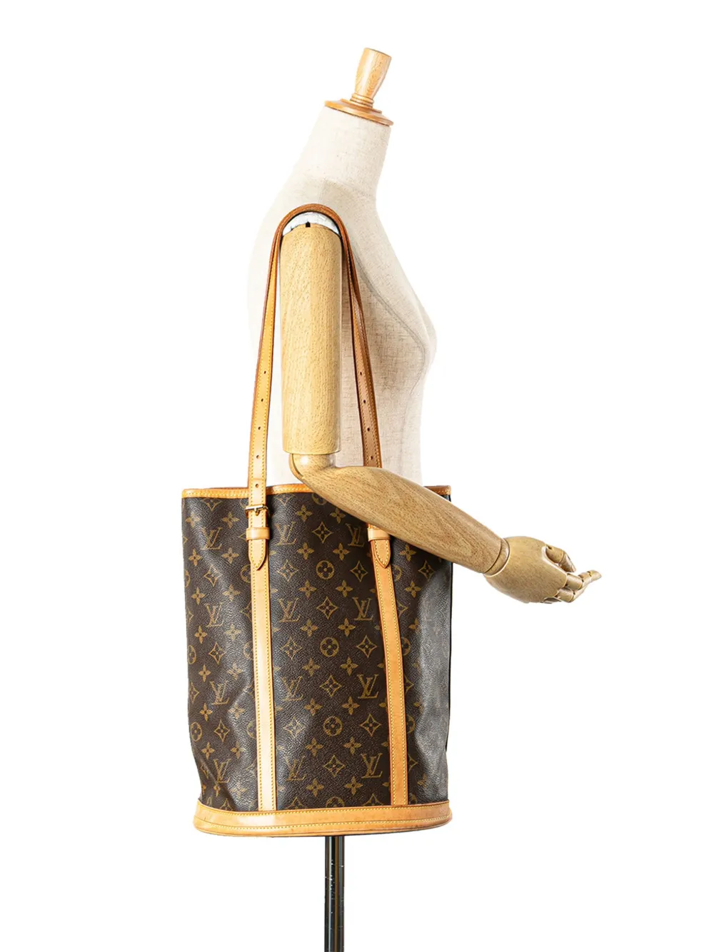 Louis Vuitton Pre-Owned 2001 Monogram GM bucket bag | Pre-Owned | Image 2