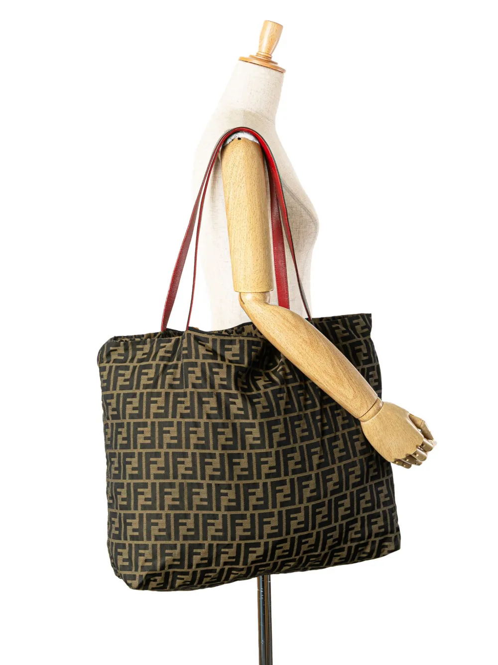 Fendi Pre-Owned 2000-2024 Zucca Canvas Leopard Print Reversible Shopping tote bag | Pre-Owned | Image 2