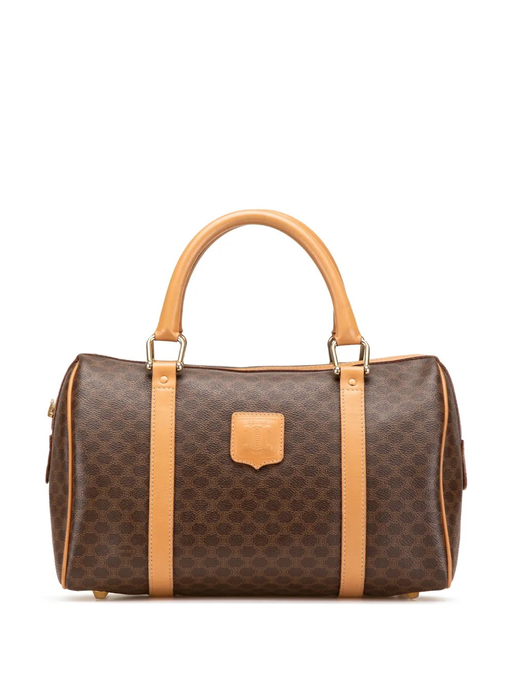 Céline Pre-Owned bolsa Macadam de lona capitonada 2012 | marrón | Image 1