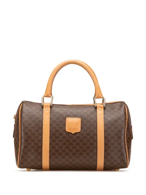 Céline Pre-Owned 2012 Macadam Coated Canvas boston bag