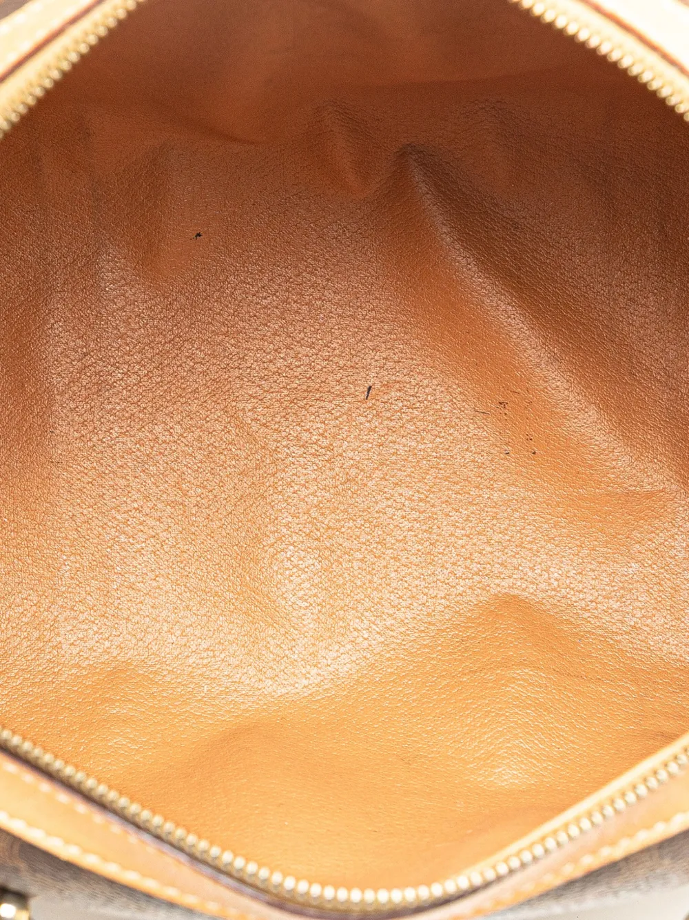 Pre-owned Celine 2012 Macadam Coated Canvas Boston Bag
