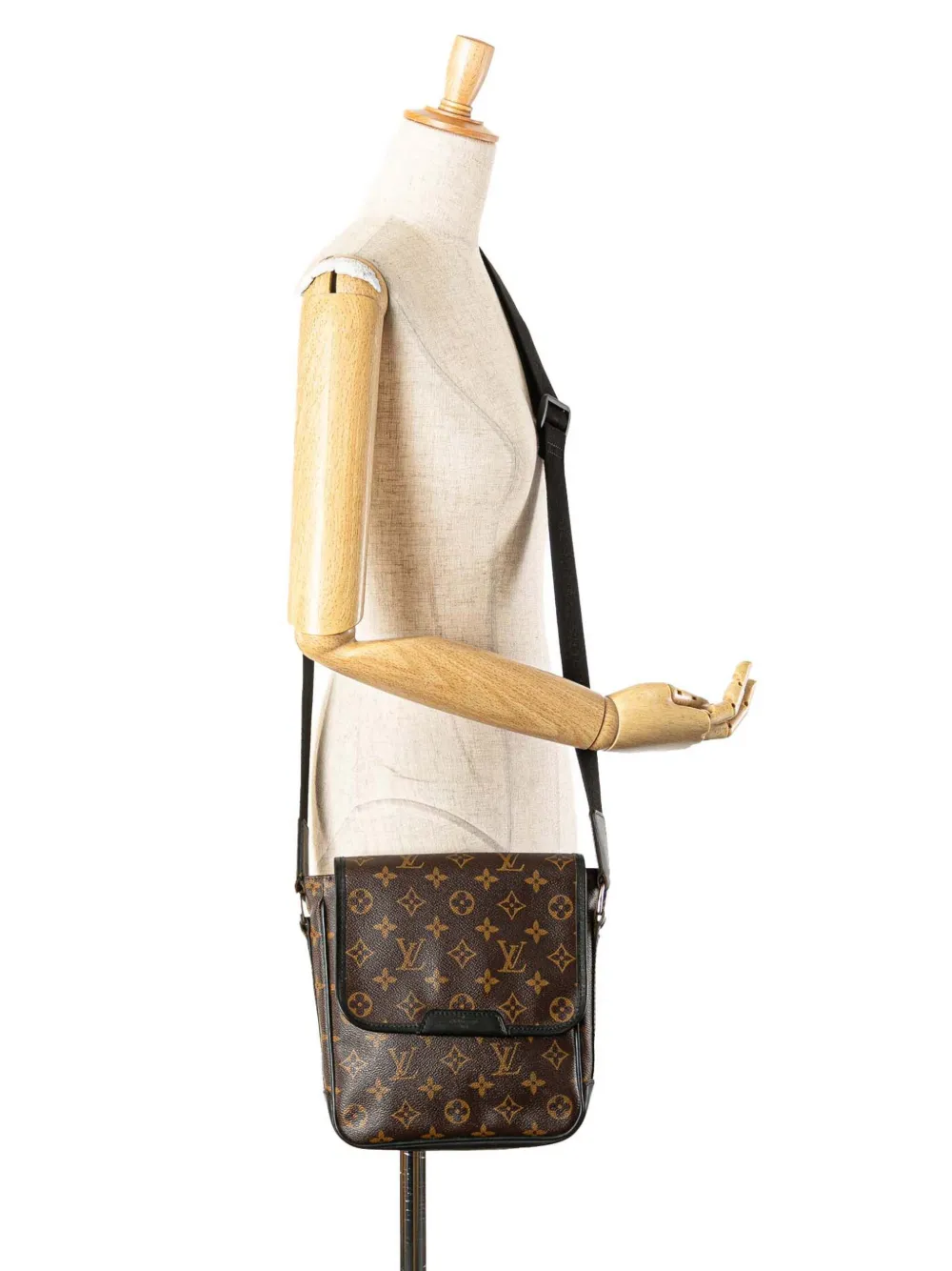 Louis Vuitton Pre-Owned 2010 Monogram Macassar Bass PM crossbody bag | Pre-Owned | Image 2