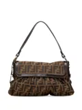 Fendi Pre-Owned 2000-2024 Small Zucca Canvas Chef Flap shoulder bag - Brown
