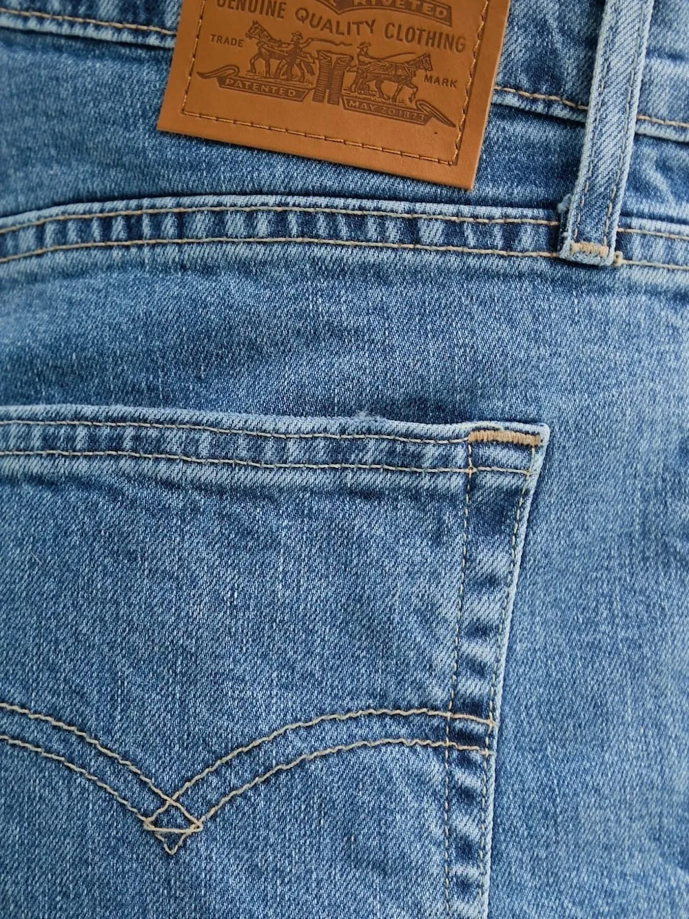 Levi's 724 high-waist jeans Blauw