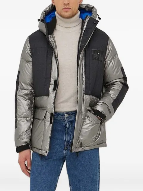 La Martina Watkins panelled puffer jacket