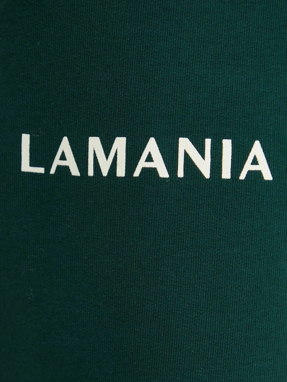 La Mania Joggingbroek met geborduurd logo Groen