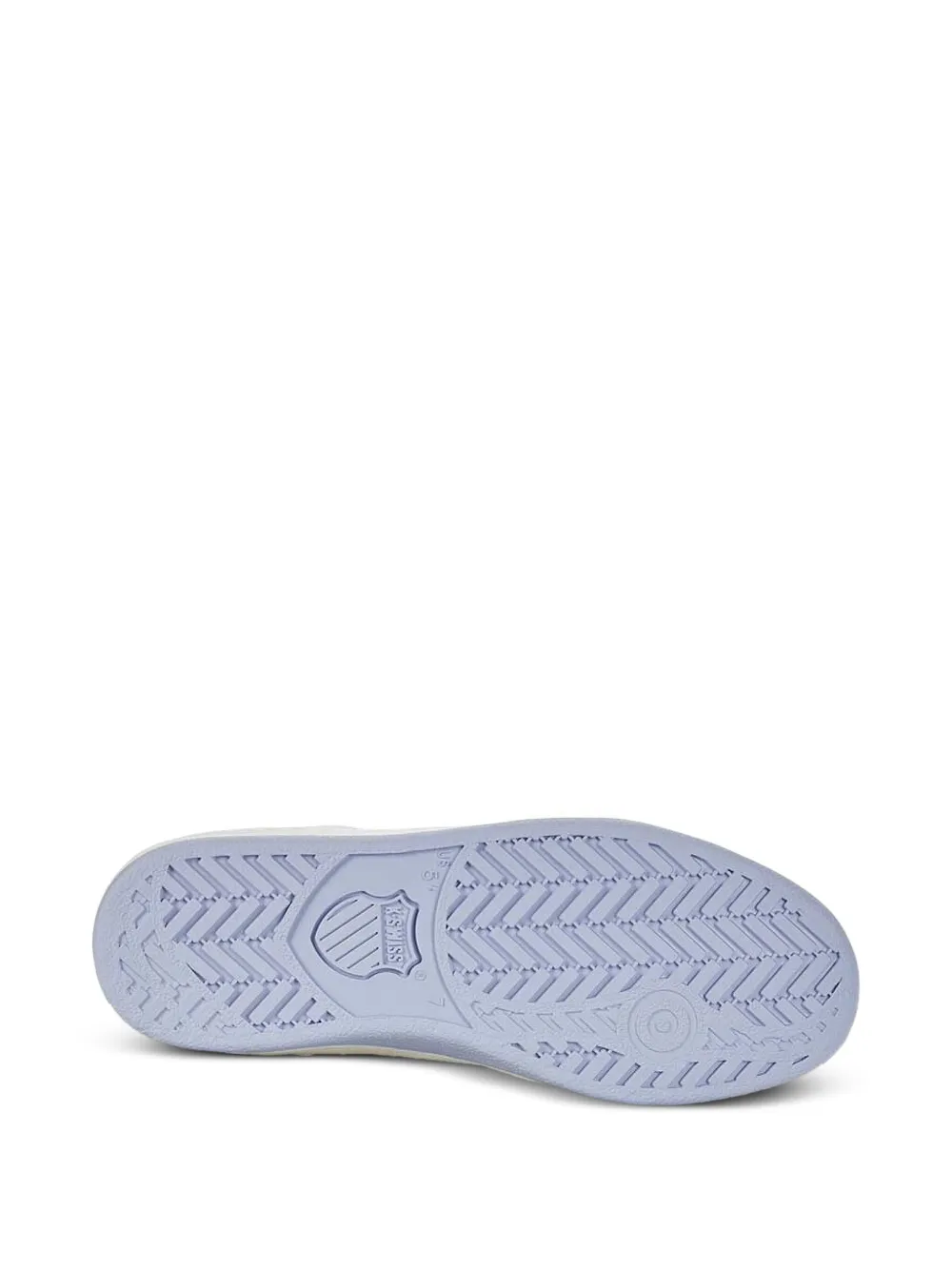 K-Swiss mesh-panel leather sneakers White