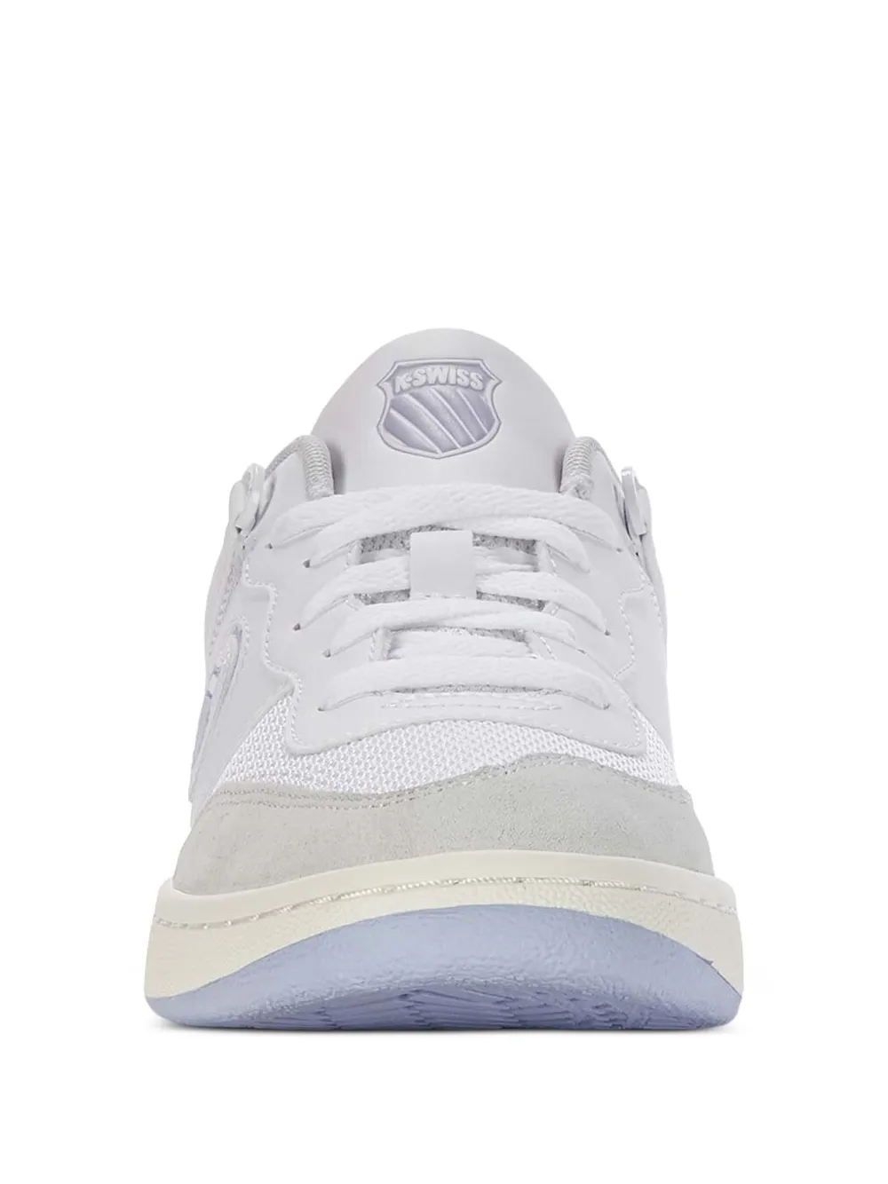 K-Swiss mesh-panel leather sneakers White