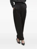 La Mania pleated-front tailored trousers - Black