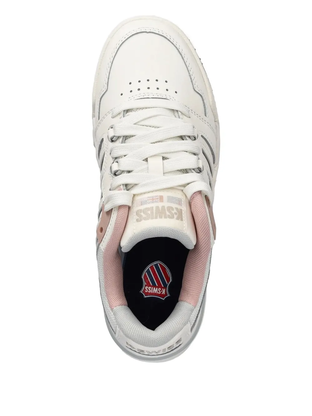 K-swiss Si-18 Rival Striped Panel Sneakers In White