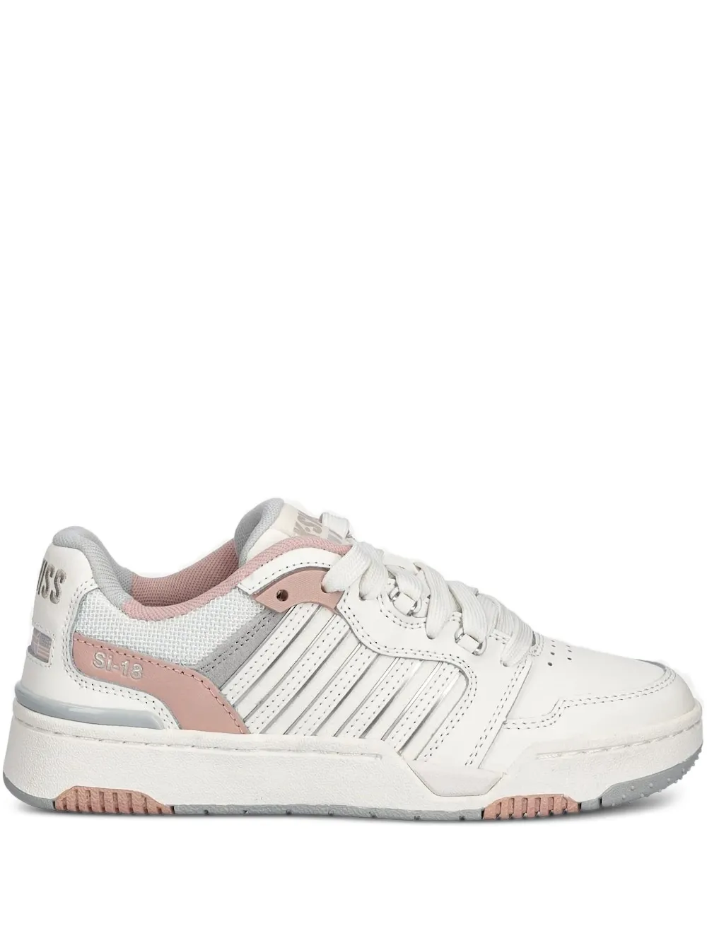 K-Swiss SI-18 RIVAL striped panel sneakers White