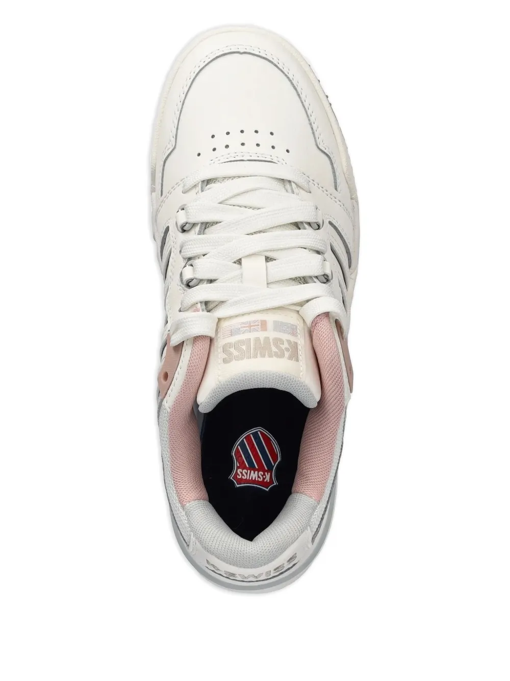 K-Swiss SI-18 RIVAL striped panel sneakers White